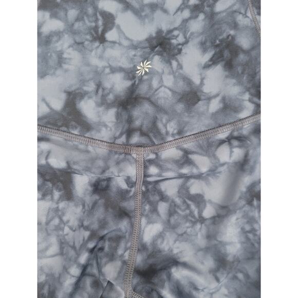 NWT Athleta Blue Tie Dye 7/8 Athletic Leggings Salutation‎ Stash Pocket II - Picture 5 of 8